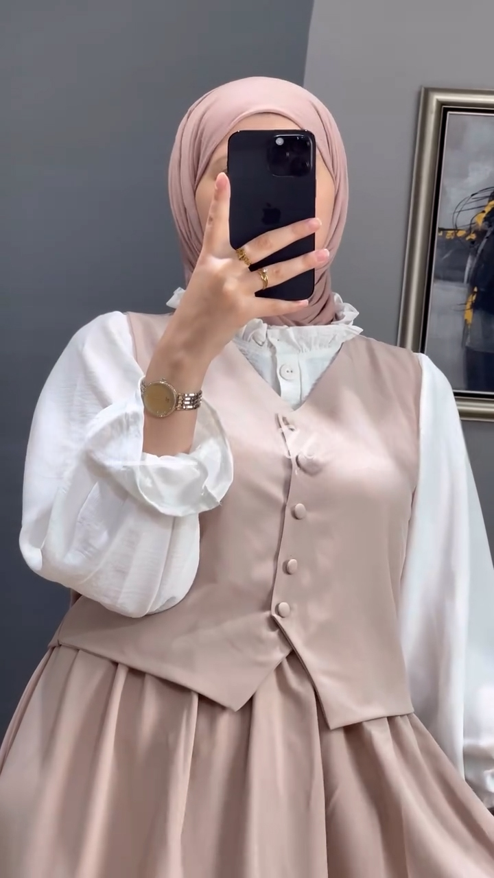 Robe hijab 3 piece